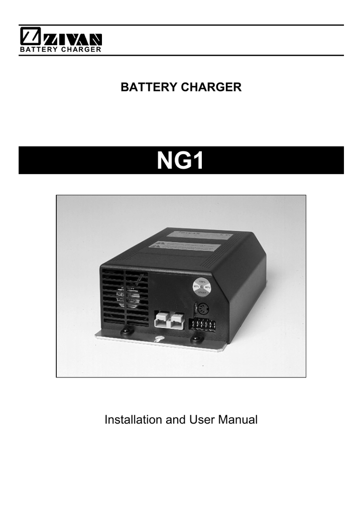 BATTERY CHARGER Installation and User Manual Manualzz