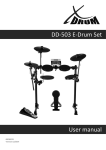 XDrum DD-503 Electronic Drum Set User Manual