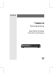 Topﬁeld TF 6000 PVR Bedienungsanleitung