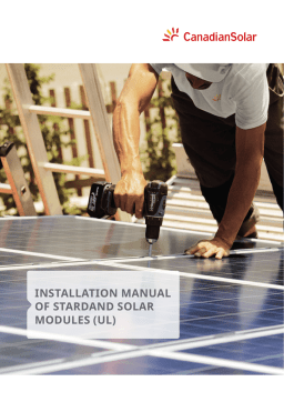 Canadian Solar Standard Solar Modules Installation Manual