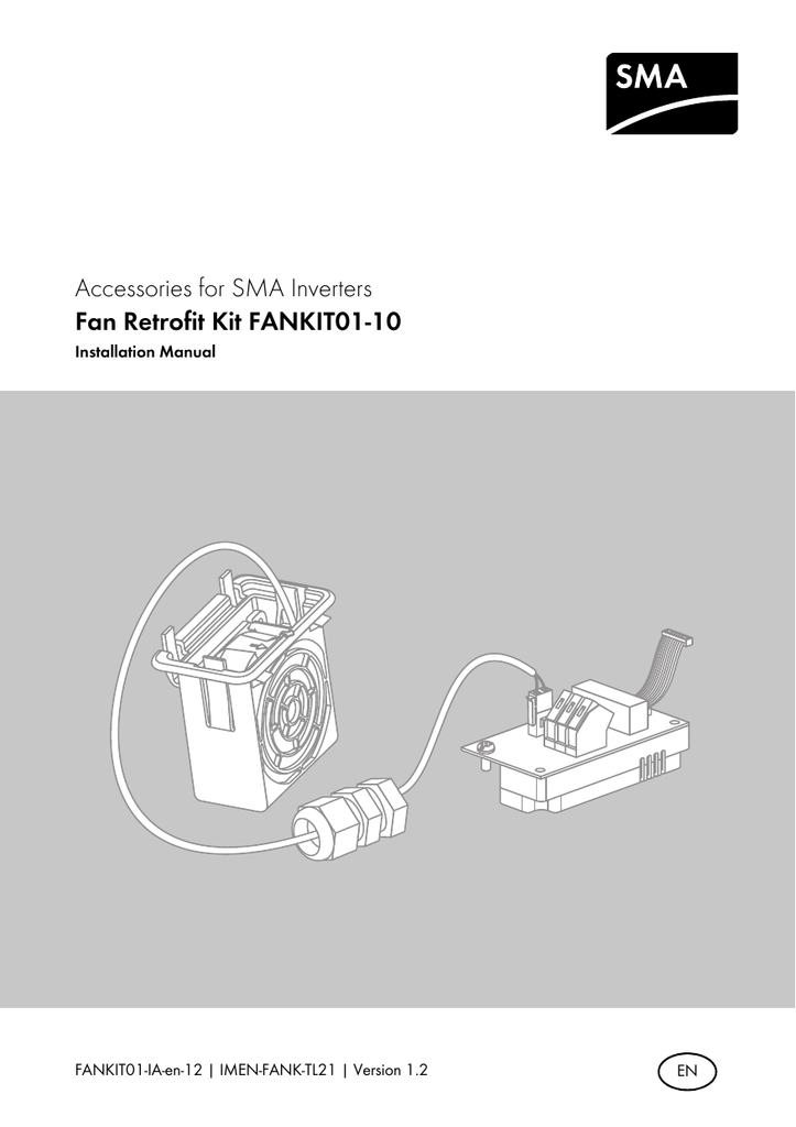 Fan Retrofit Kit FANKIT0110 Installation Manual Manualzz