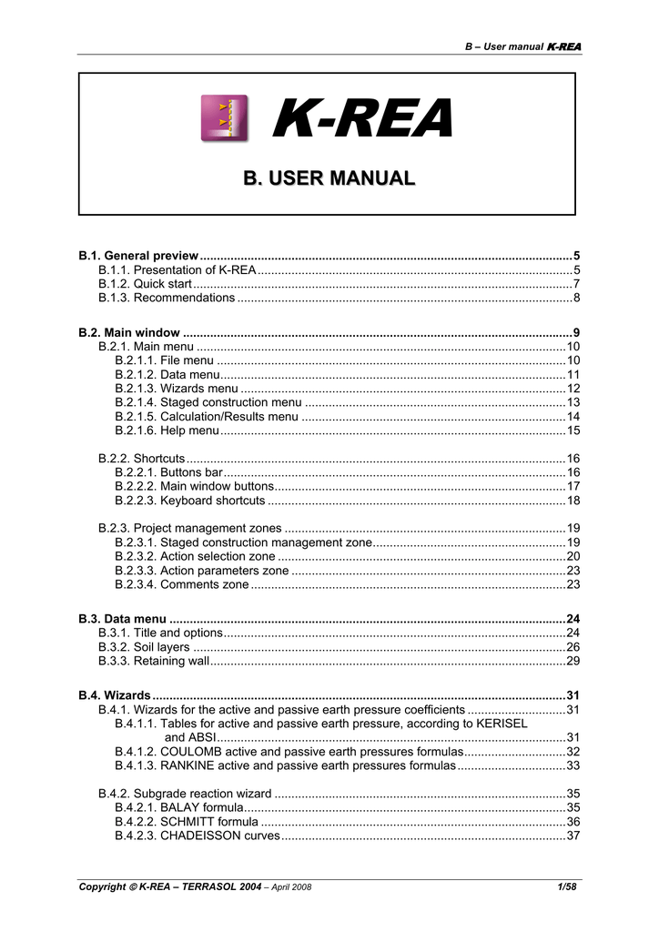 B. USER MANUAL | Manualzz