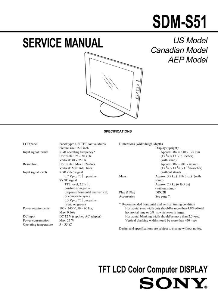 Sony Sdm S51 Driver For Mac