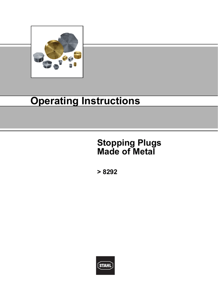 Operating Instructions | Manualzz