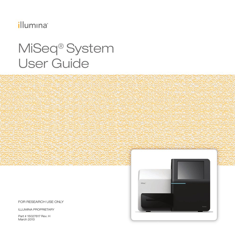 Miseq System User Guide Sb Manualzz