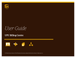UPS Billing Centre User Guide: AI Chat &amp; PDF Access