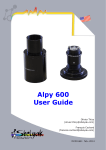 Alpy 600 User Guide | AI Chat &amp; PDF Download