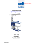 VEIT Varioline 4460 S &amp; 4460 S&amp;B Operating Instructions