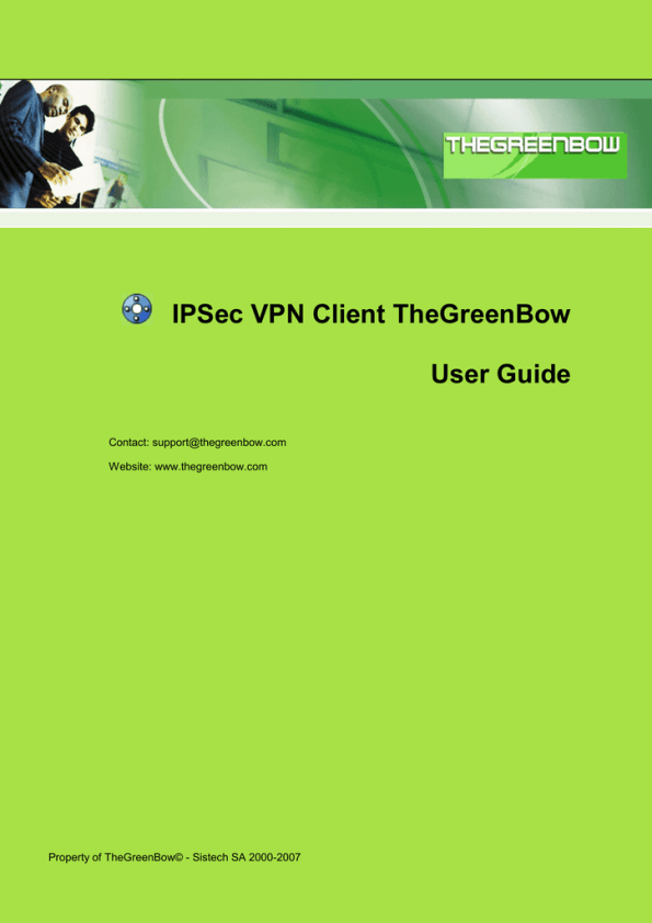 how to use the greenbow vpn