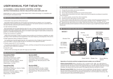 RadioLink T4EUT4U User Manual | Manualzz