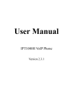 IPT1000H VoIP User Manual