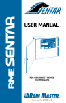 Irrigation Controller SE and SE-T SENTAR User Manual