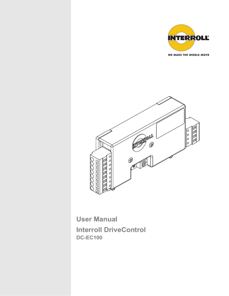 User Manual Interroll Drivecontrol Manualzz