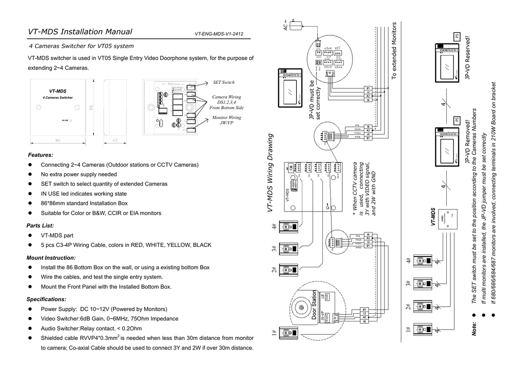 Installation operation manual