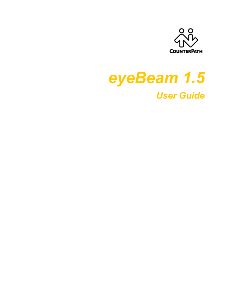 item opened on your behalf eyebeam 1.5 enhanced
