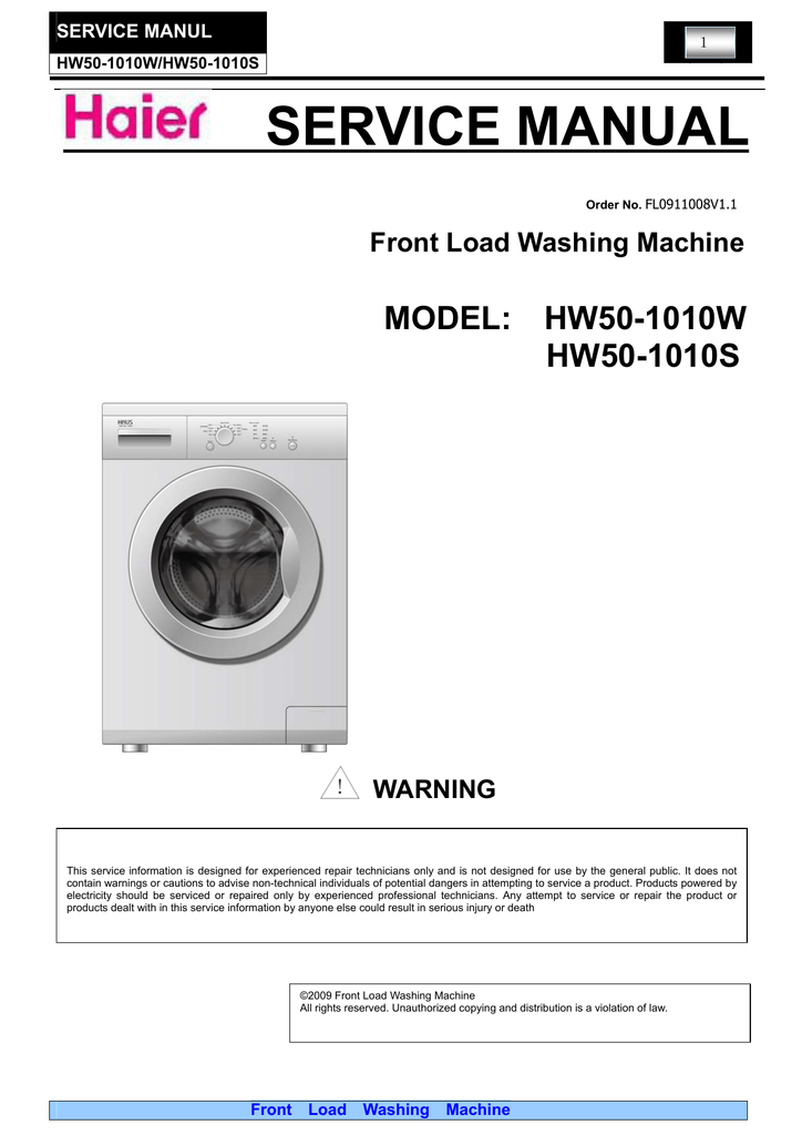 haier washing machine hw50 1002w