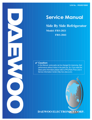 Service Manual Daewoo Manualzz