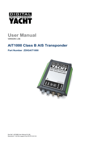 Digital Yacht AIT1000 User Manual | Manualzz