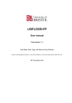 Flood Inundation Model LISFLOOD-FP User Manual