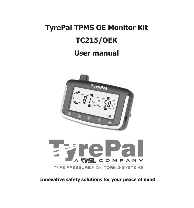 Aftermarket Systems TyrePal 2wheel tyre pressure monitoring system for