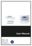 Sentry Security alarm system User Manual