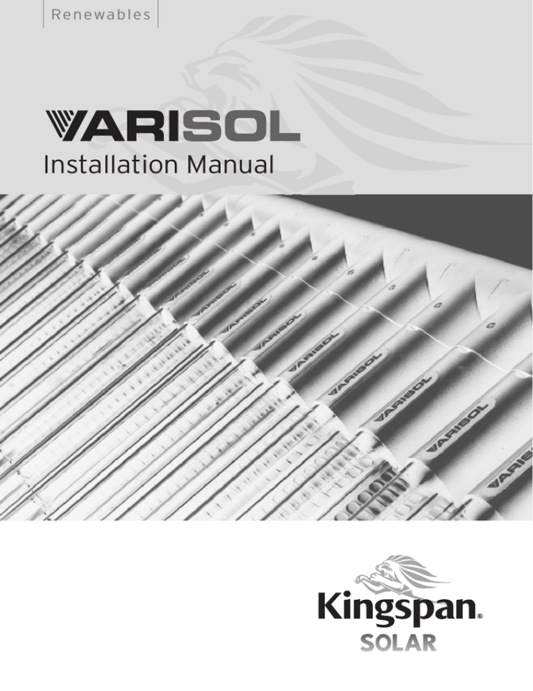 Installation Manual Kingspan Renewables Manualzz