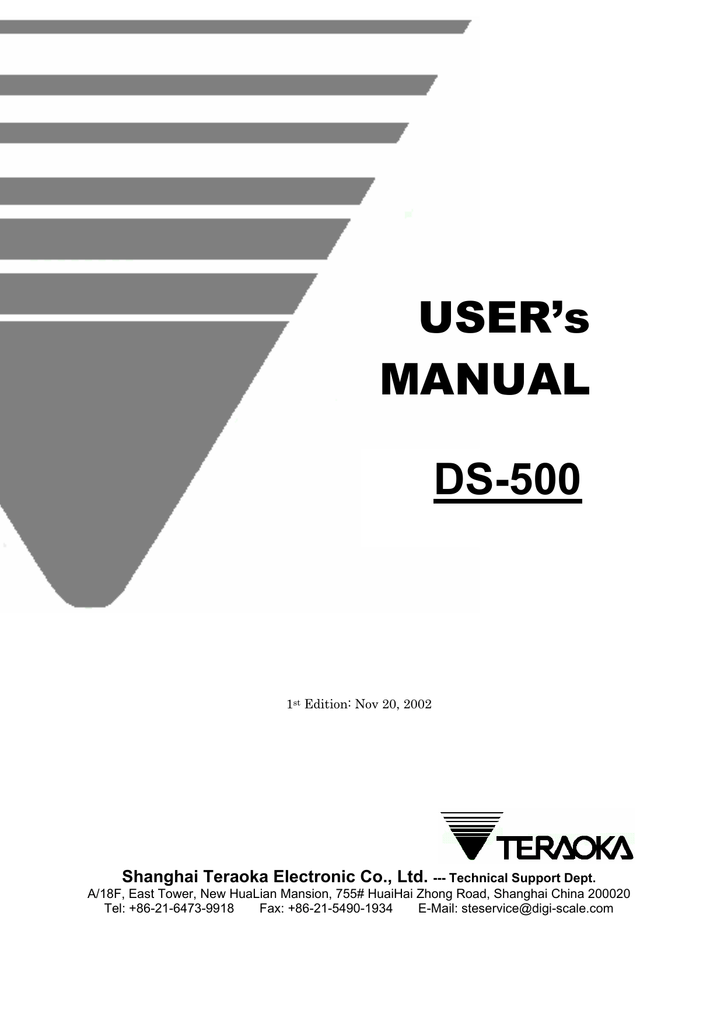 digi sm 500 user manual