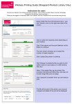 Wireless Printer User Guide - Sheppard-Worlock Library