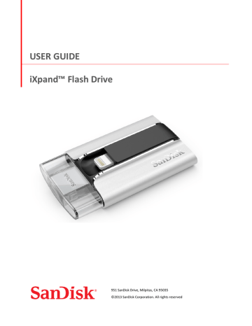 USER GUIDE iXpand™ Flash Drive | Manualzz