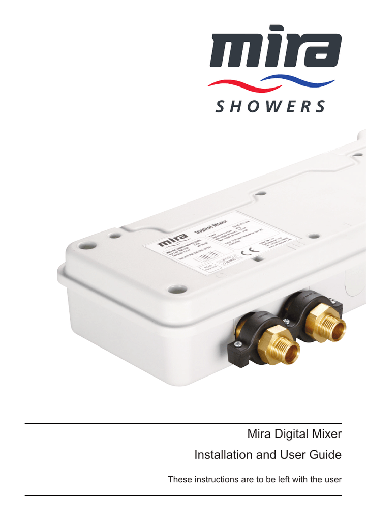 Installation and User Guide Mira Digital Mixer Manualzz