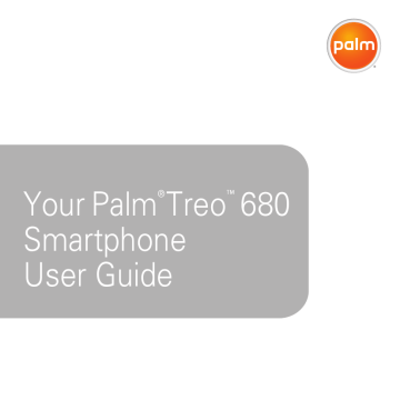 Palm Treo 680 User guide | Manualzz