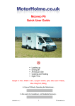Mooveo P6, Mooveo C6 &amp; Mooveo C7 Quick User Guide