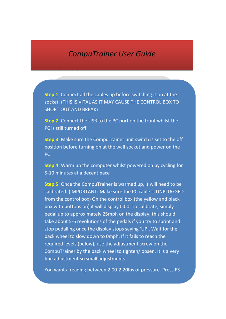 computrainer manual