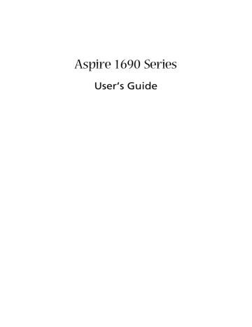 Acer Aspire 1690 Owner's Manual | Manualzz