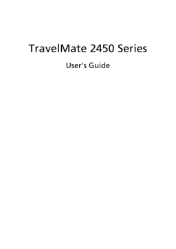 Acer TravelMate 2450 User manual