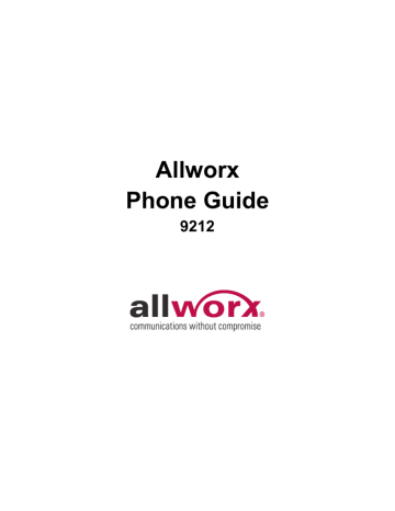 Allworx 9212 User's Manual | Manualzz