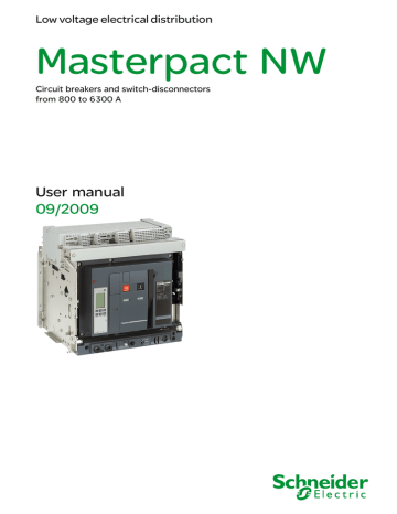 Masterpact NW - User manual 2009 | Manualzz