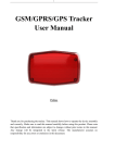 Coban GPS304 User manual