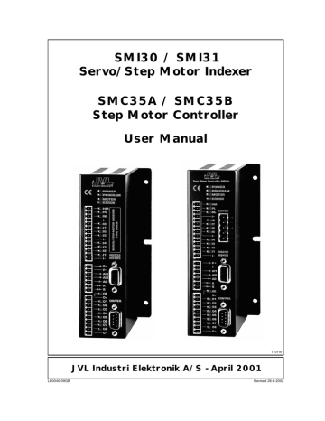 SMI30 / SMI31 Servo/Step Motor Indexer User Manual SMC35A | Manualzz