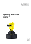 VEGASON 63 Proﬁbus PA Operating Instructions