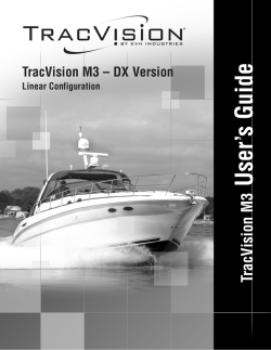 TracVision M3-DX - User manual | manualzz.com