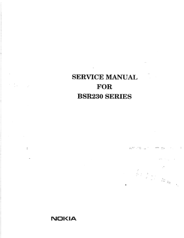 Service Manual For Bsr230 Series Manualzz