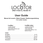 LOC8TOR LOC8TOR Owner Manual