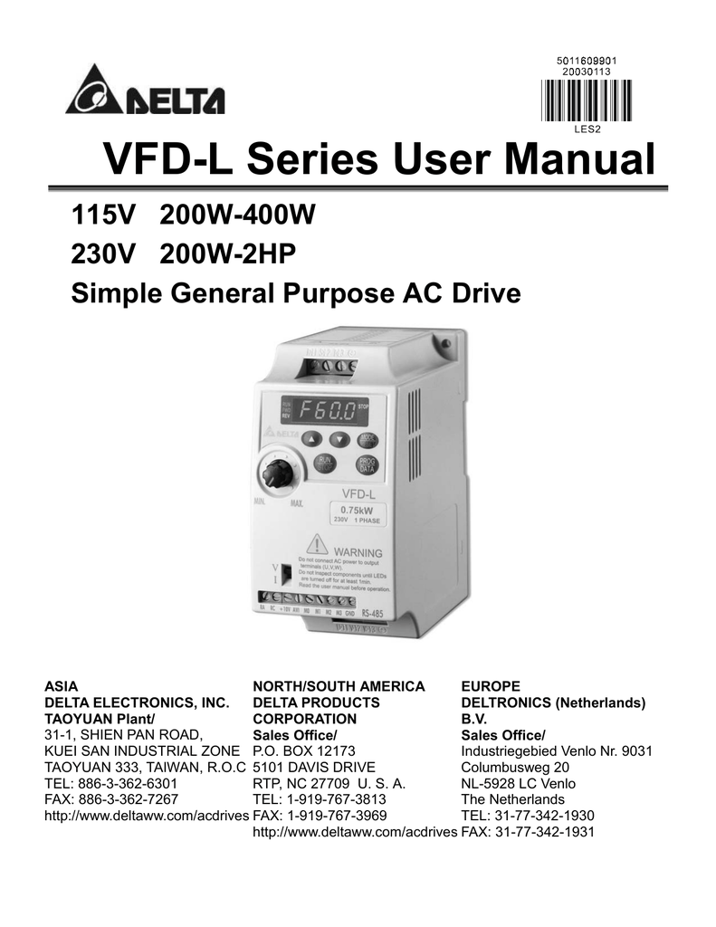 Delta vfd инструкция. UV-16 Series user manual.