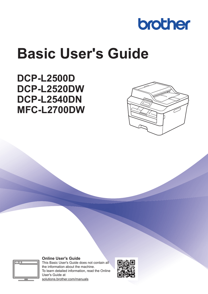 Copy Settings. Brother DCP-L2520D, MFC 