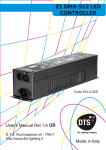 DTS Z1 DMX-512 LED Controller User's Manual