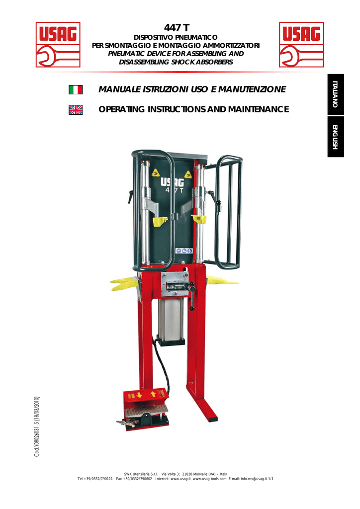 USAG 447 Pressori per molle ammortizzatori