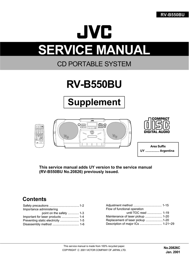 SERVICE MANUAL | Manualzz