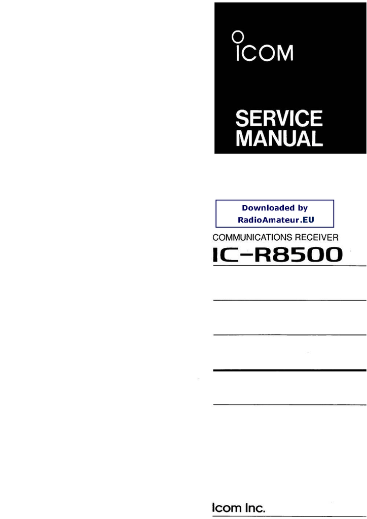 icom r8500 serial numbers