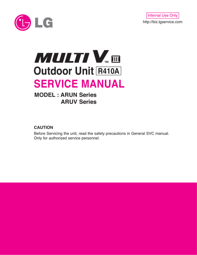 Outdoor Unit Service Manual Systemy Klimatyzacji Lg W Manualzz